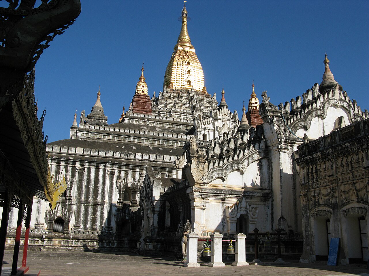 Ananda Temple is built historical illustration