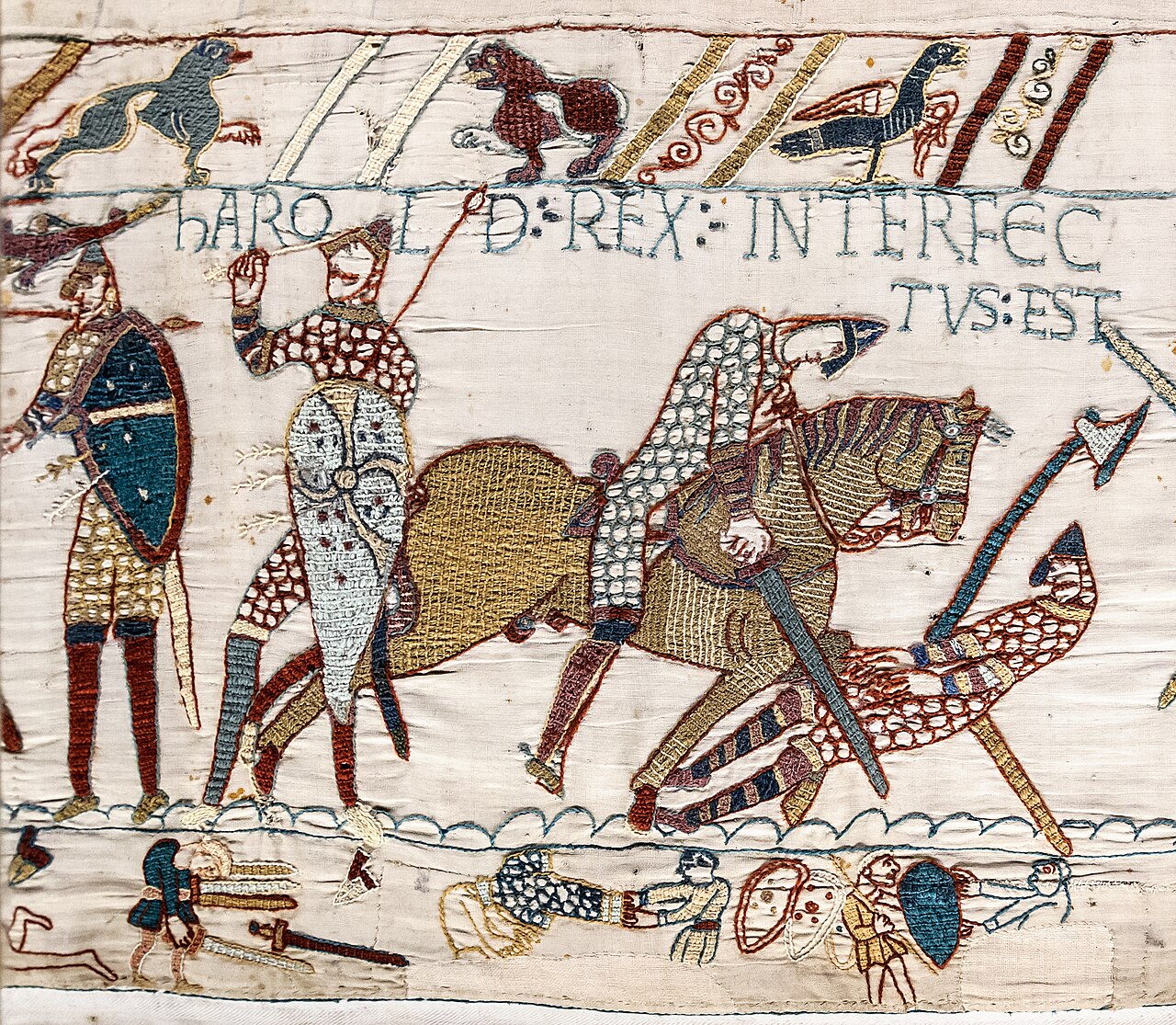 William the Conqueror Wins at Hastings historical illustration