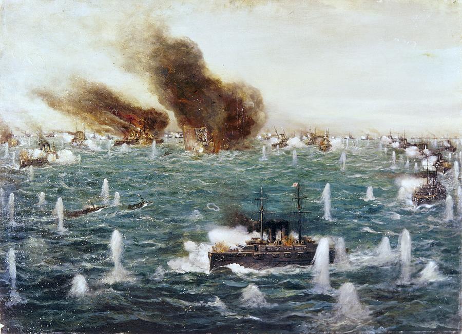 Battle of Tsushima historical illustration