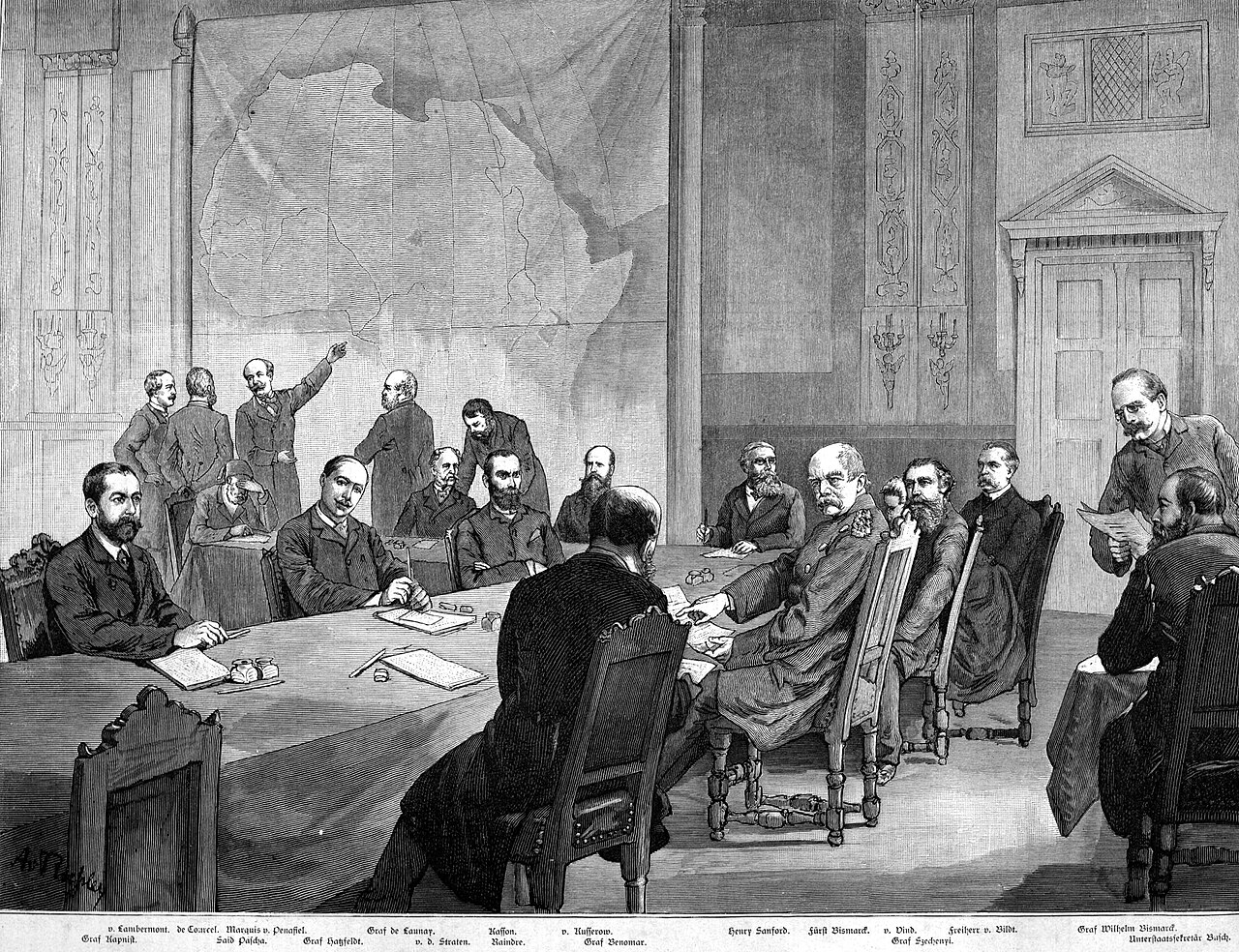 Berlin Conference historical illustration