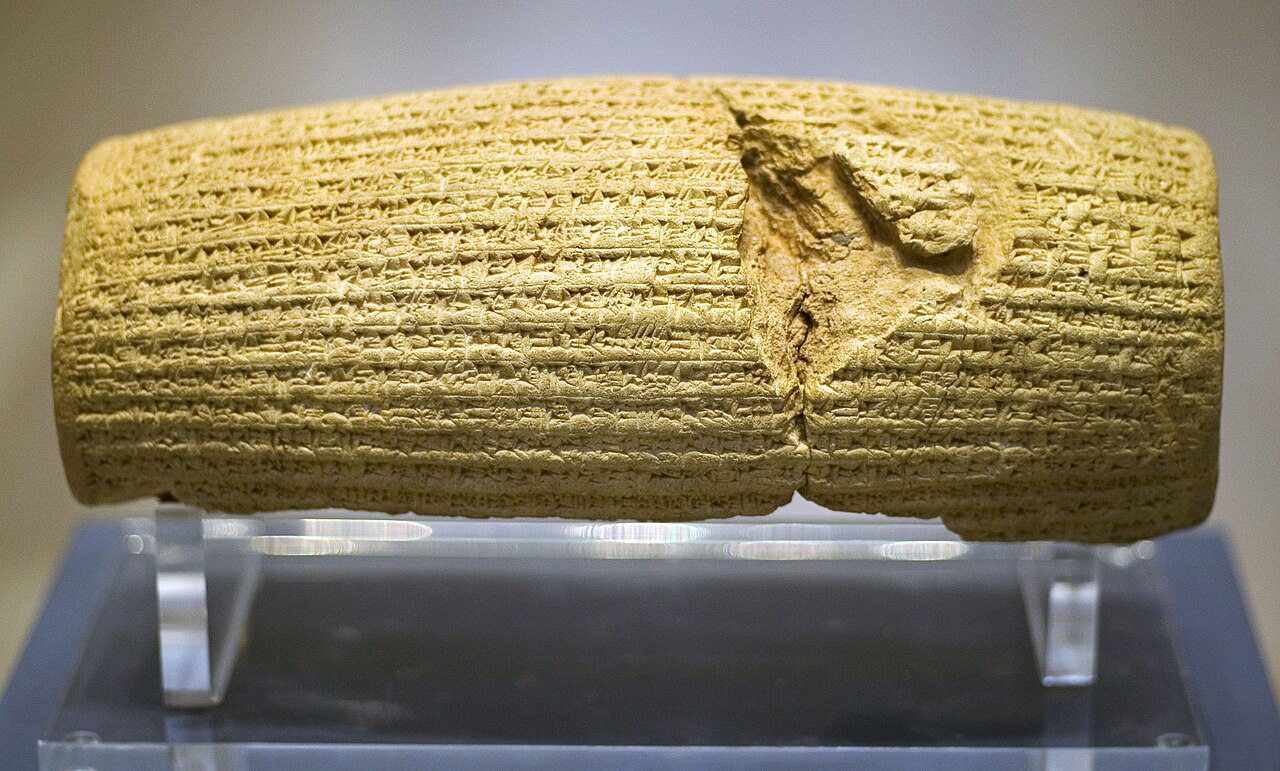 Cyrus Conquers Babylon historical illustration