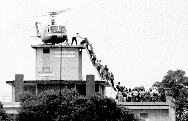 Fall of Saigon historical illustration