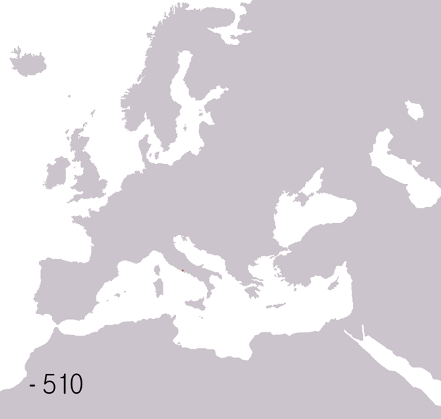 Fall of the Western Roman Empire historical illustration