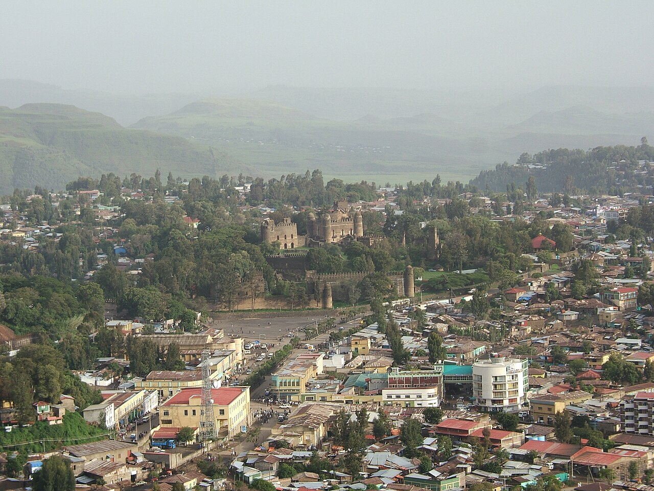 Gondar is founded historical illustration