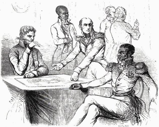 France imposes an indemnity on Haiti historical illustration