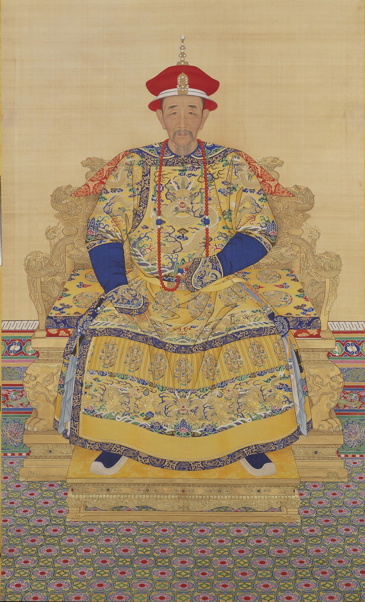 Kangxi becomes emperor historical illustration