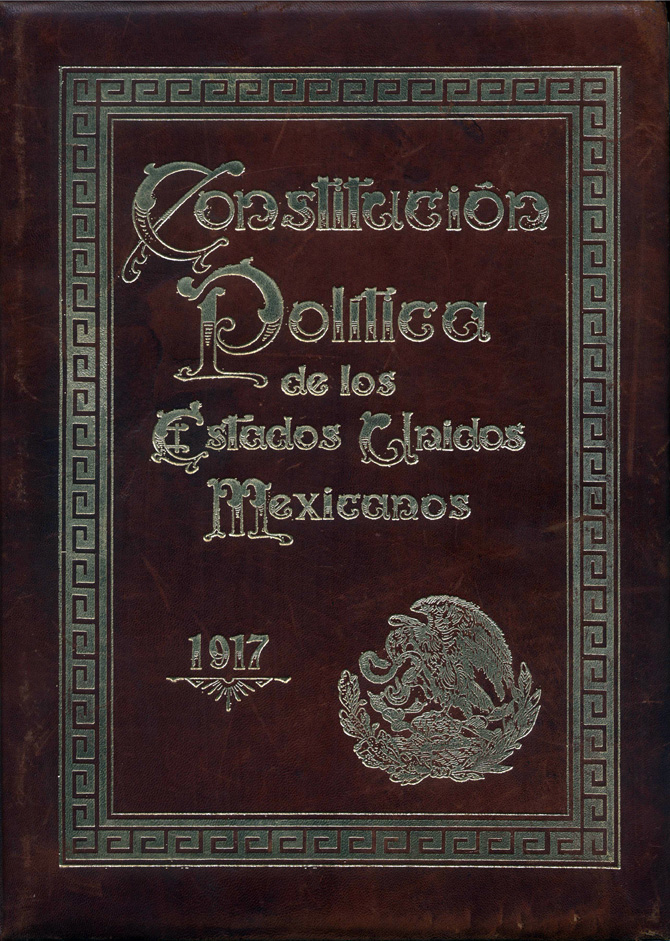 Mexico promulgates its 1917 constitution historical illustration