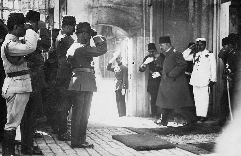 The Ottoman sultanate is abolished historical illustration
