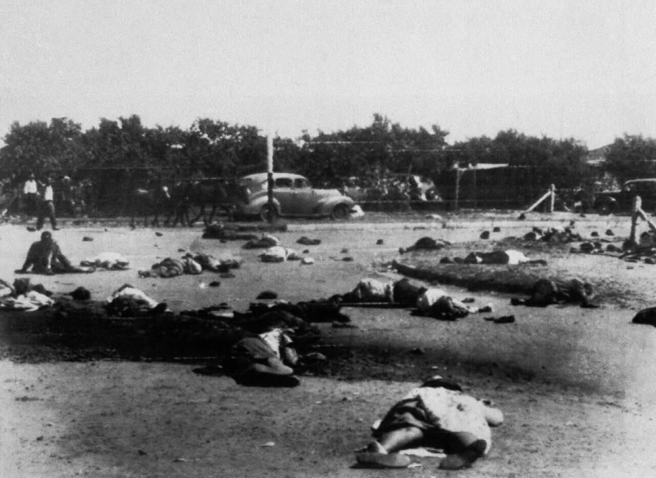 Sharpeville Massacre historical illustration