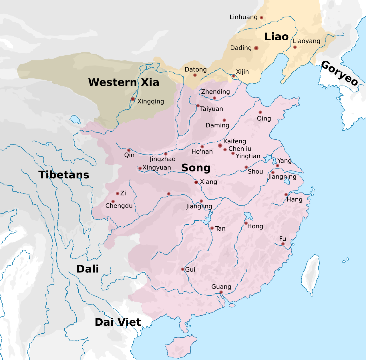 The Song dynasty is founded historical illustration
