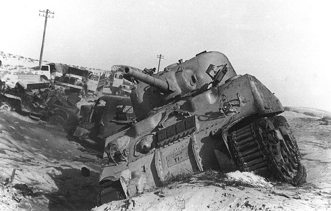 The Suez Crisis erupts historical illustration