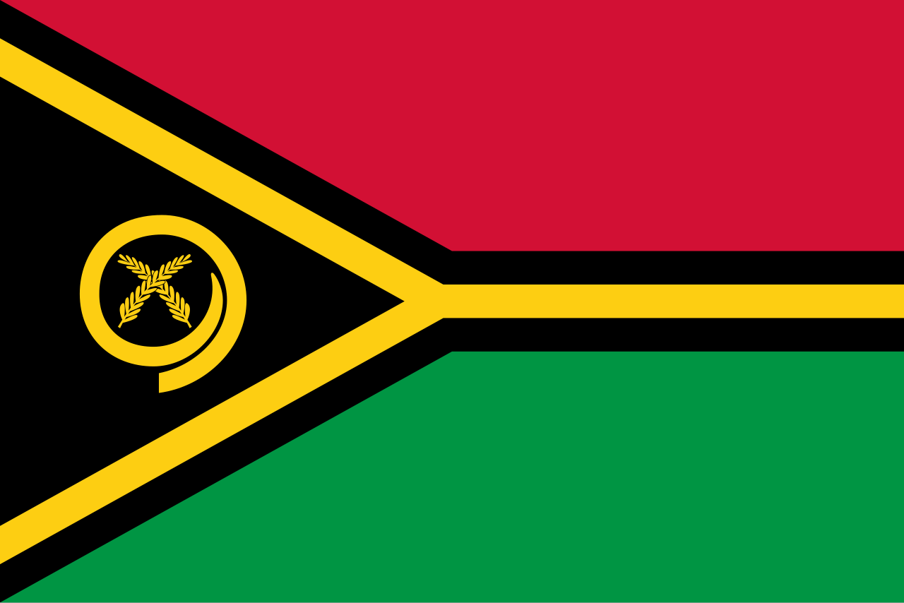 Vanuatu becomes independent historical illustration